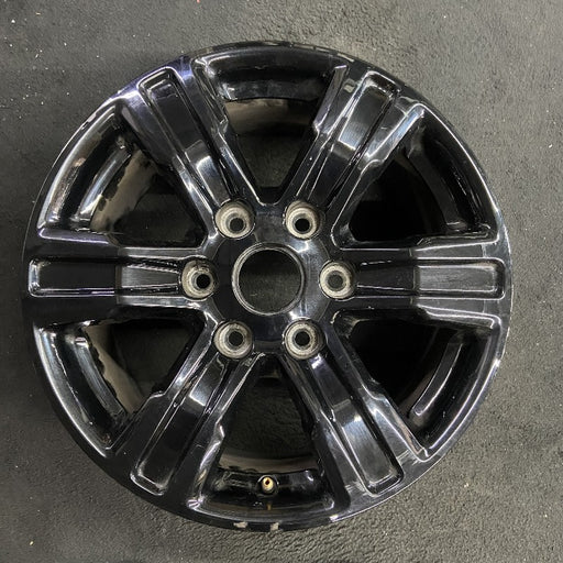 17" RANGER 23 17x8 black single spoke Original OEM Wheel Rim - Front View