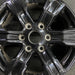17" RANGER 23 17x8 black single spoke Original OEM Wheel Rim - Angle View
