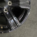 17" RANGER 23 17x8 black single spoke Original OEM Wheel Rim - Back View