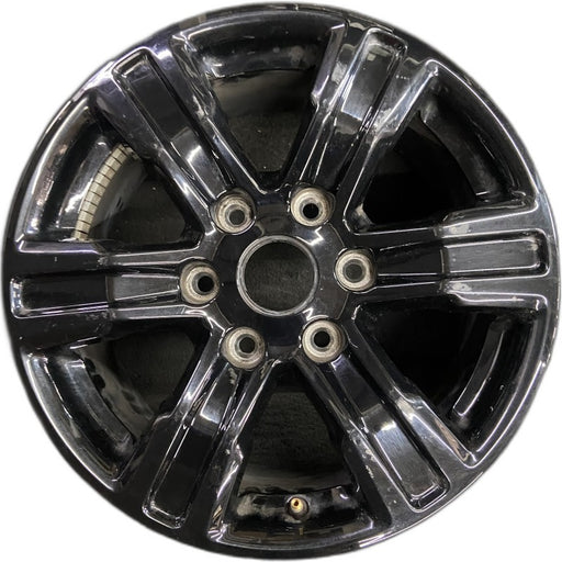 17" RANGER 23 17x8 black single spoke Original OEM Wheel Rim - Front View