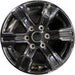 17" RANGER 23 17x8 black single spoke Original OEM Wheel Rim - Front View