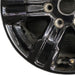 17" RANGER 23 17x8 black single spoke Original OEM Wheel Rim - Back View