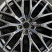 20" 530e 18-20 20x8 10 spoke Y spoke black liquid black Original OEM Wheel Rim - Angle View