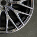 20" 530e 18-20 20x8 10 spoke Y spoke black liquid black Original OEM Wheel Rim - Back View