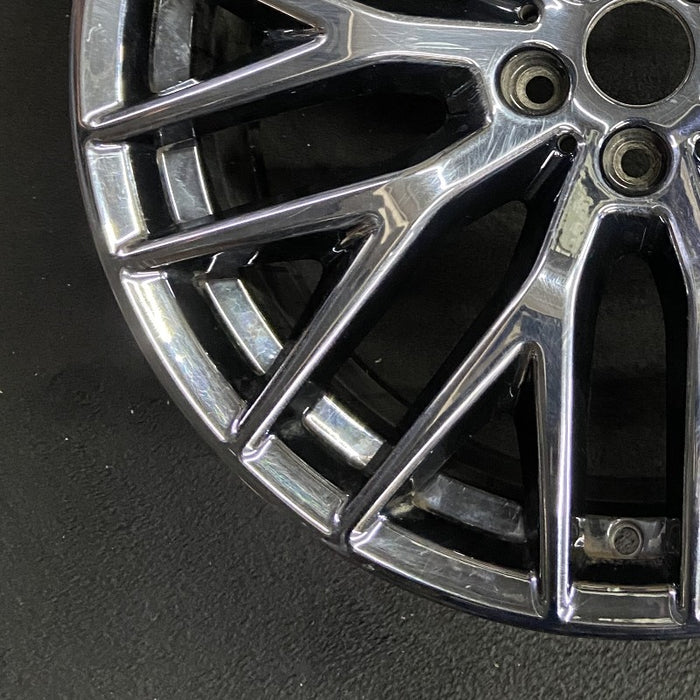 20" 530e 18-20 20x8 10 spoke Y spoke black liquid black Original OEM Wheel Rim - Additional View