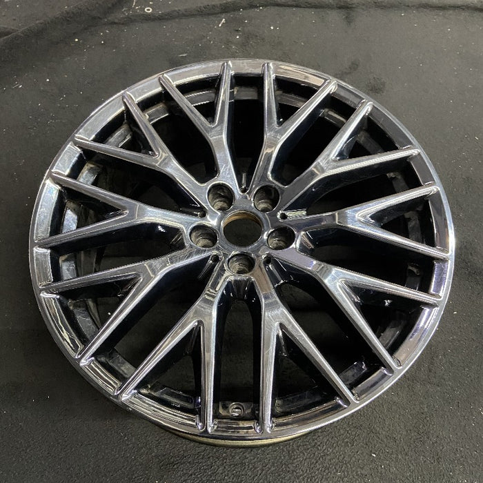 20" 530e 18-20 20x8 10 spoke Y spoke black liquid black Original OEM Wheel Rim - View 7