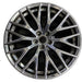 20" 530e 18-20 20x8 10 spoke Y spoke black liquid black Original OEM Wheel Rim - Front View