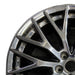 20" 530e 18-20 20x8 10 spoke Y spoke black liquid black Original OEM Wheel Rim - Angle View