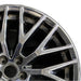 20" 530e 18-20 20x8 10 spoke Y spoke black liquid black Original OEM Wheel Rim - Side Profile
