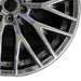 20" 530e 18-20 20x8 10 spoke Y spoke black liquid black Original OEM Wheel Rim - Close-Up Detail