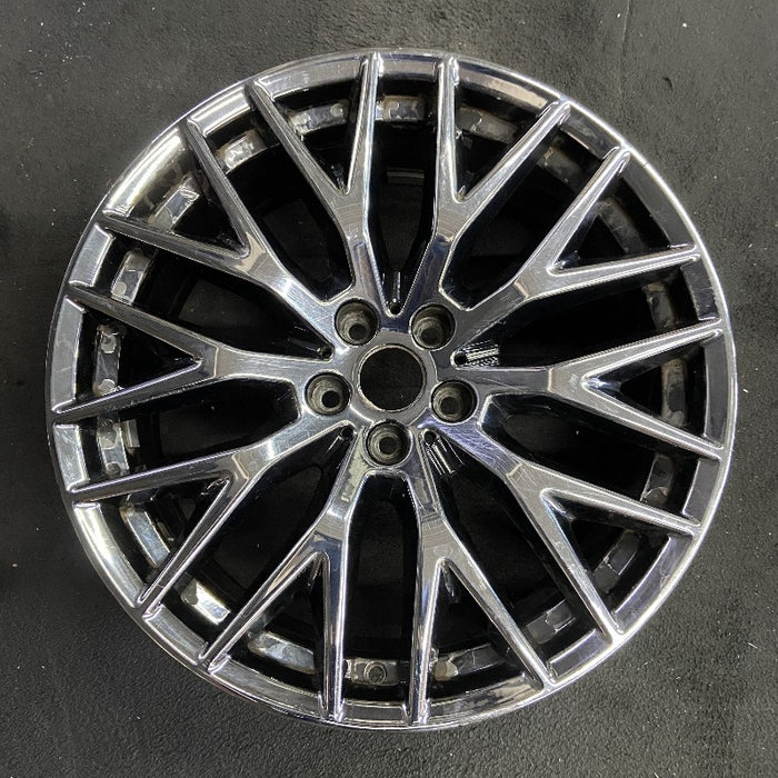 20" 530e 18-20 20x8 10 spoke Y spoke black liquid black Original OEM Wheel Rim - Additional View