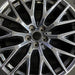 20" 530e 18-20 20x9 10 spoke Y spoke black liquid black Original OEM Wheel Rim - Angle View