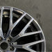 20" 530e 18-20 20x9 10 spoke Y spoke black liquid black Original OEM Wheel Rim - Close-Up Detail