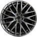 20" 530e 18-20 20x9 10 spoke Y spoke black liquid black Original OEM Wheel Rim - Front View