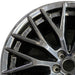 20" 530e 18-20 20x9 10 spoke Y spoke black liquid black Original OEM Wheel Rim - Angle View