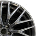 20" 530e 18-20 20x9 10 spoke Y spoke black liquid black Original OEM Wheel Rim - Side Profile