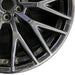 20" 530e 18-20 20x9 10 spoke Y spoke black liquid black Original OEM Wheel Rim - Close-Up Detail