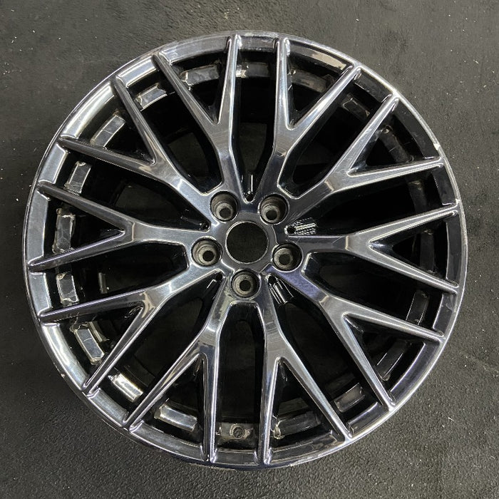 20" 530e 18-20 20x9 10 spoke Y spoke black liquid black Original OEM Wheel Rim - Additional View
