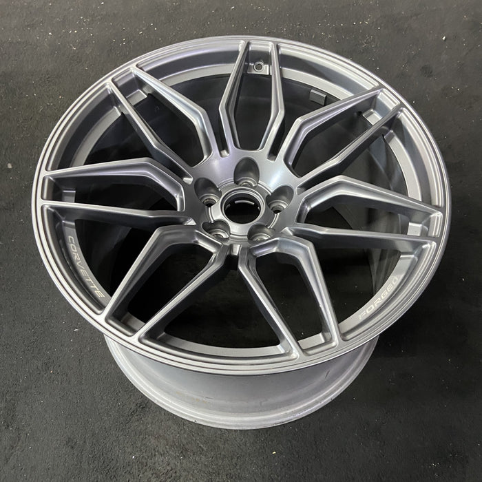 21" CORVETTE 23-24 rear, 21x13, satin graphite Original OEM Wheel Rim - View 8