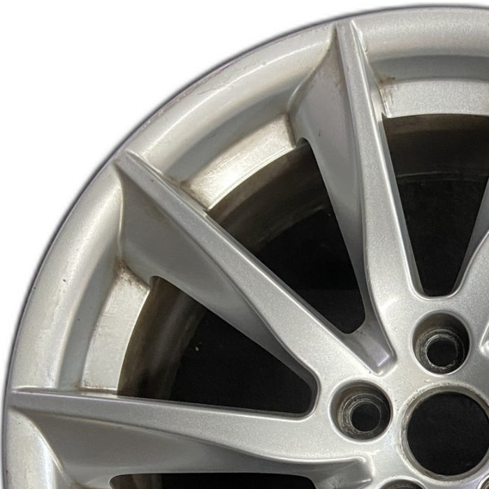 18" F TYPE 14-17 18x8.5 10 spoke alloy Original OEM Wheel Rim - Angle View