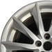 18" F TYPE 14-17 18x8.5 10 spoke alloy Original OEM Wheel Rim - Angle View
