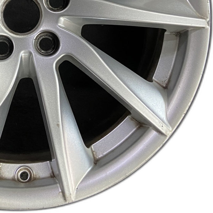 18" F TYPE 14-17 18x8.5 10 spoke alloy Original OEM Wheel Rim - Close-Up Detail