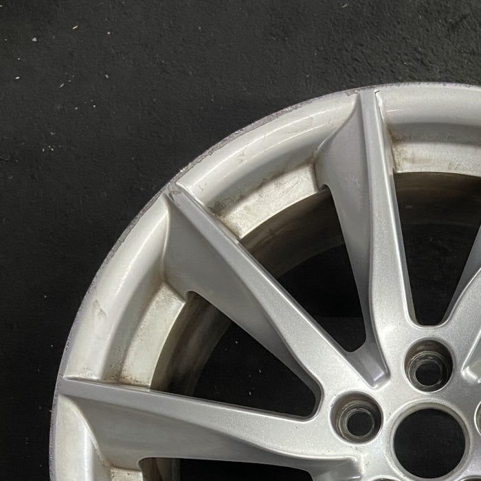 18" F TYPE 14-17 18x8.5 10 spoke alloy Original OEM Wheel Rim - Side Profile