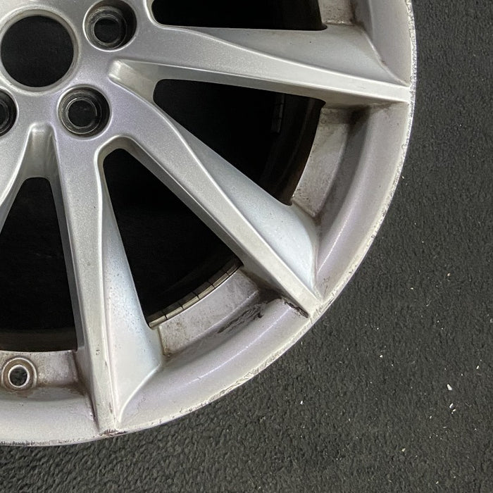 18" F TYPE 14-17 18x8.5 10 spoke alloy Original OEM Wheel Rim - Back View