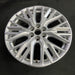 20" ACADIA 24 20x8, silver Original OEM Wheel Rim - Side Profile
