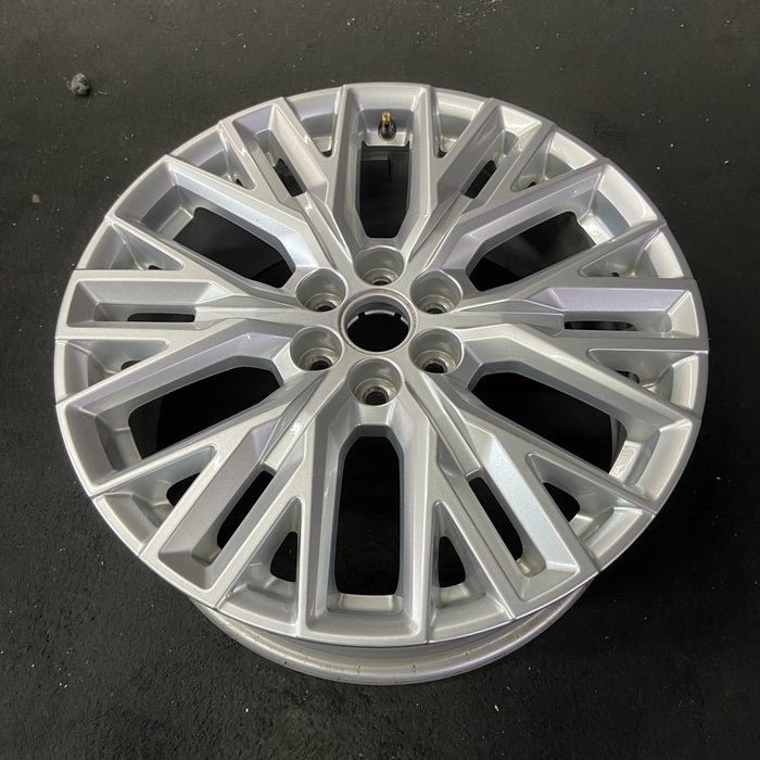 20" ACADIA 24 20x8, silver Original OEM Wheel Rim - Close-Up Detail