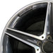 18" MERCEDES C-CLASS 16 205 Type Sdn C450 18x8.5 5 spoke Original OEM Wheel Rim - Angle View