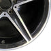 18" MERCEDES C-CLASS 16 205 Type Sdn C450 18x8.5 5 spoke Original OEM Wheel Rim - Close-Up Detail