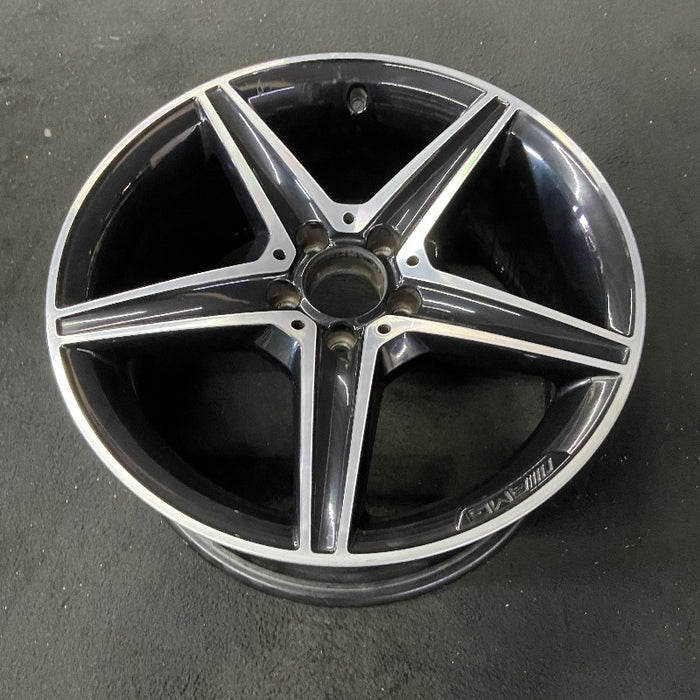 18" MERCEDES C-CLASS 16 205 Type Sdn C450 18x8.5 5 spoke Original OEM Wheel Rim - View 8