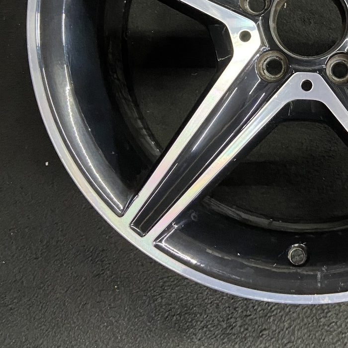 18" MERCEDES C-CLASS 16 205 Type Sdn C450 18x8.5 5 spoke Original OEM Wheel Rim - Additional View