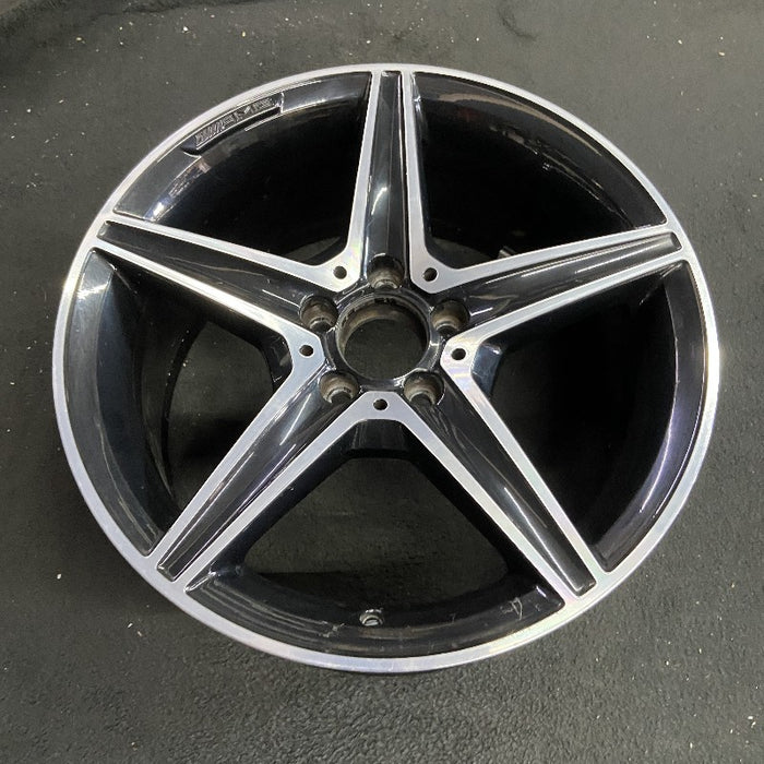 18" MERCEDES C-CLASS 16 205 Type Sdn C450 18x8.5 5 spoke Original OEM Wheel Rim - View 7
