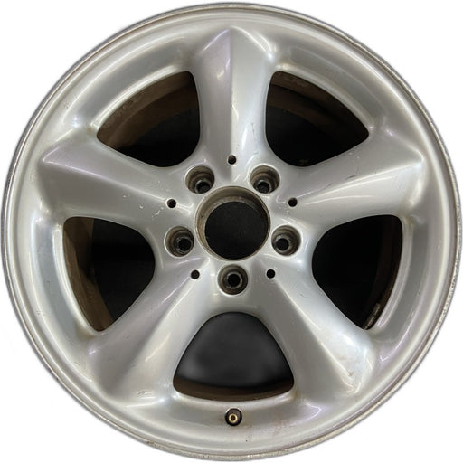 16" MERCEDES SLK 01 170 Type; SLK230 16x8 5 spoke dome spokes rear Original OEM - Front View