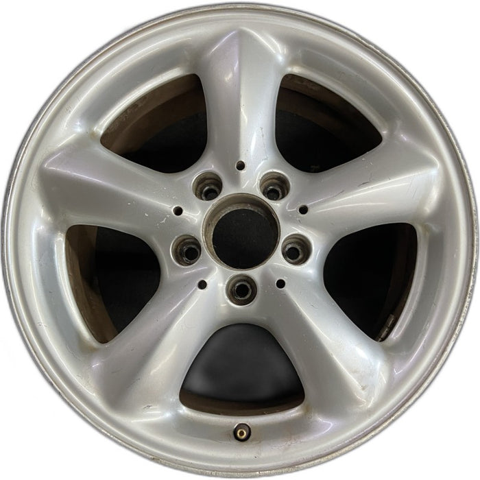 16" MERCEDES SLK 01 170 Type; SLK230 16x8 5 spoke dome spokes rear Original OEM - Front View