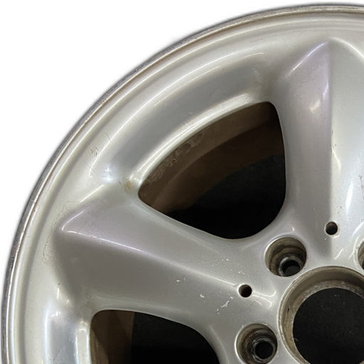 16" MERCEDES SLK 01 170 Type; SLK230 16x8 5 spoke dome spokes rear Original OEM - Angle View