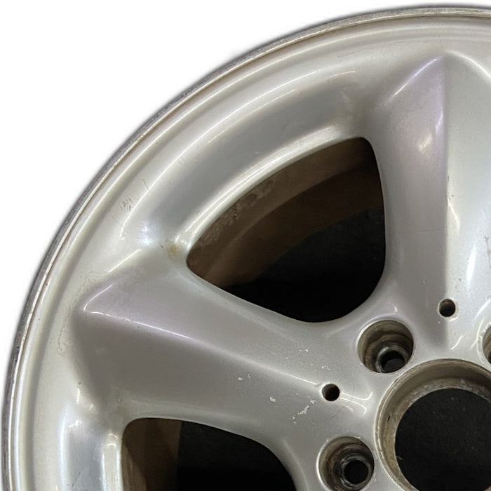 16" MERCEDES SLK 01 170 Type; SLK230 16x8 5 spoke dome spokes rear Original OEM - Angle View