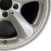 16" MERCEDES SLK 01 170 Type; SLK230 16x8 5 spoke dome spokes rear Original OEM - Close-Up Detail
