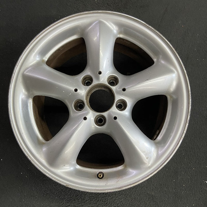 16" MERCEDES SLK 01 170 Type; SLK230 16x8 5 spoke dome spokes rear Original OEM - Additional View