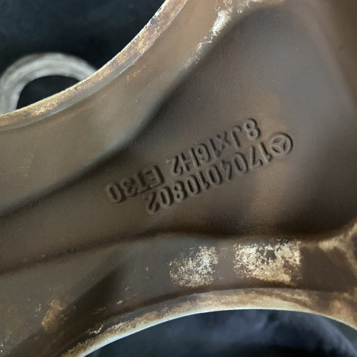 16" MERCEDES SLK 01 170 Type; SLK230 16x8 5 spoke dome spokes rear Original OEM - View 9