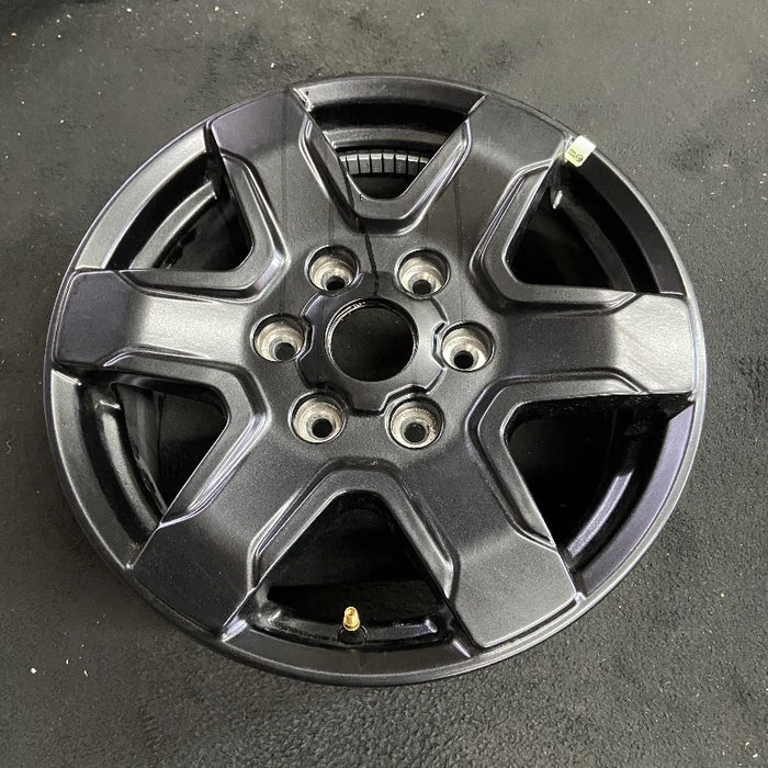 17" BRONCO 21-24 17x7.5 aluminum 6 spoke gloss black Original OEM Wheel Rim