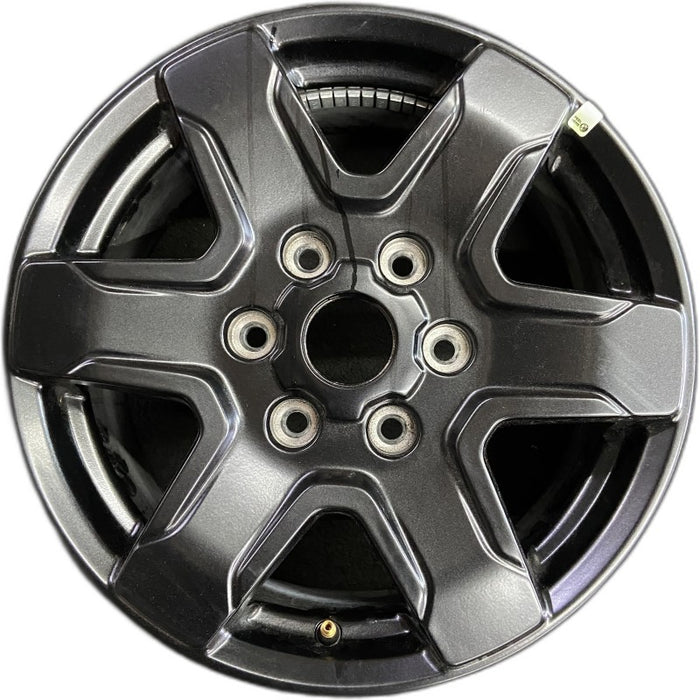 17" BRONCO 21-24 17x7.5 aluminum 6 spoke gloss black Original OEM Wheel Rim