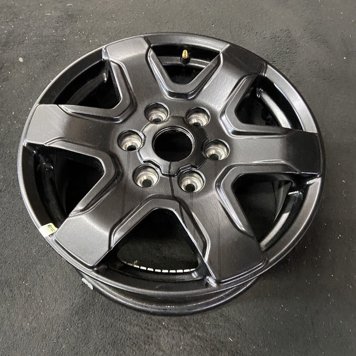 17" BRONCO 21-24 17x7.5 aluminum 6 spoke gloss black Original OEM Wheel Rim