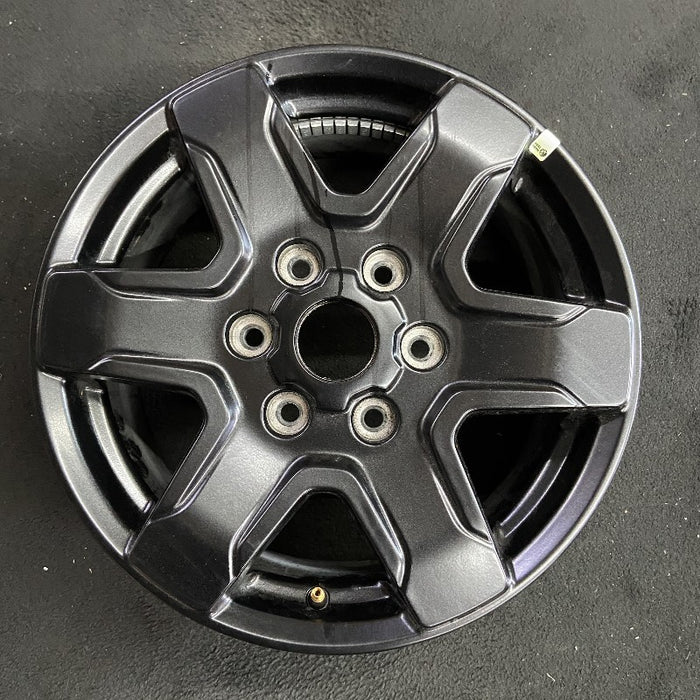 17" BRONCO 21-24 17x7.5 aluminum 6 spoke gloss black Original OEM Wheel Rim