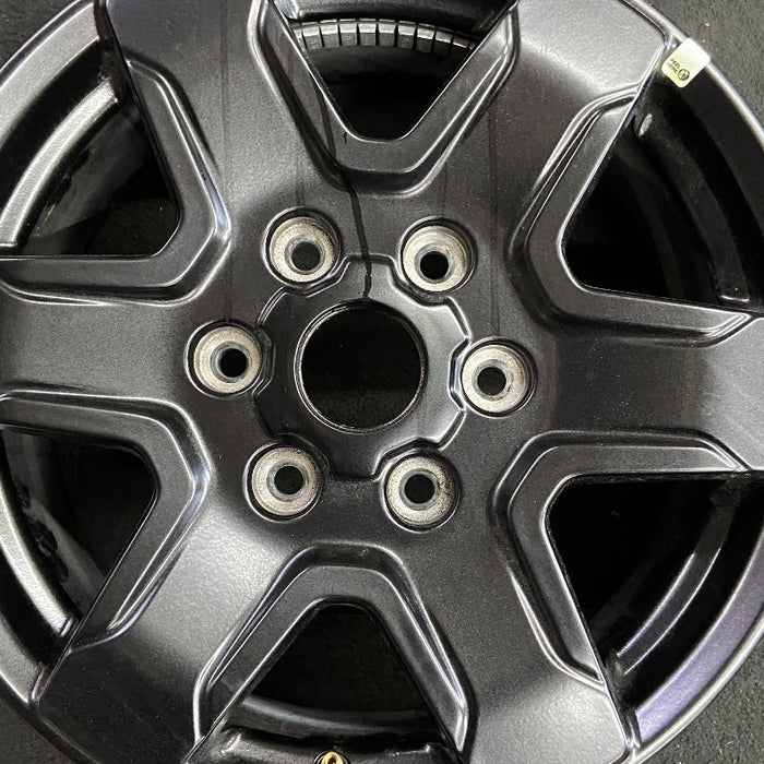 17" BRONCO 21-24 17x7.5 aluminum 6 spoke gloss black Original OEM Wheel Rim