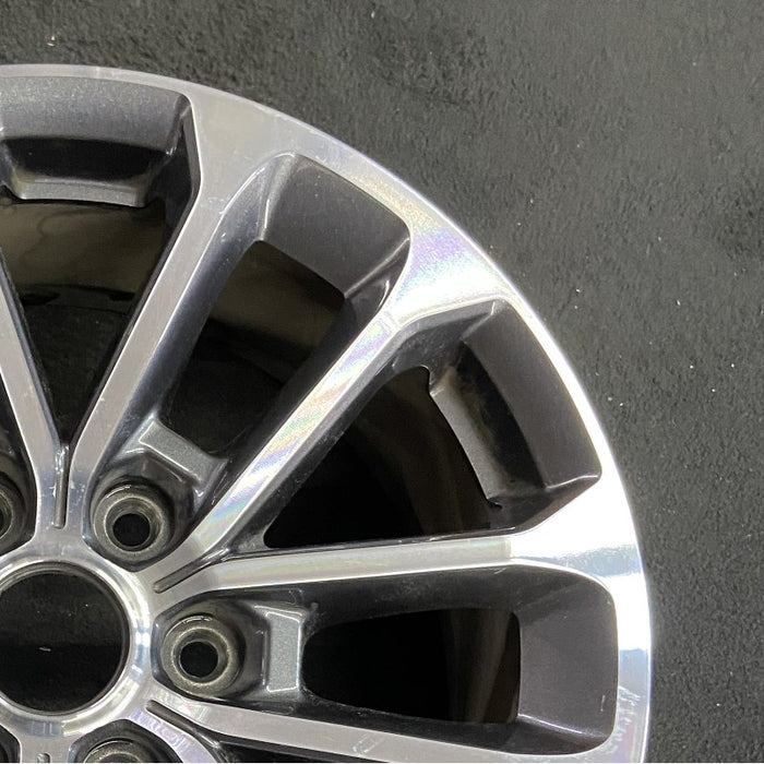 18" FORD F150 PICKUP 18-20 18x7.5 aluminum 12 spoke 6 split spoke machined machined spoke face Original OEM Wheel Rim