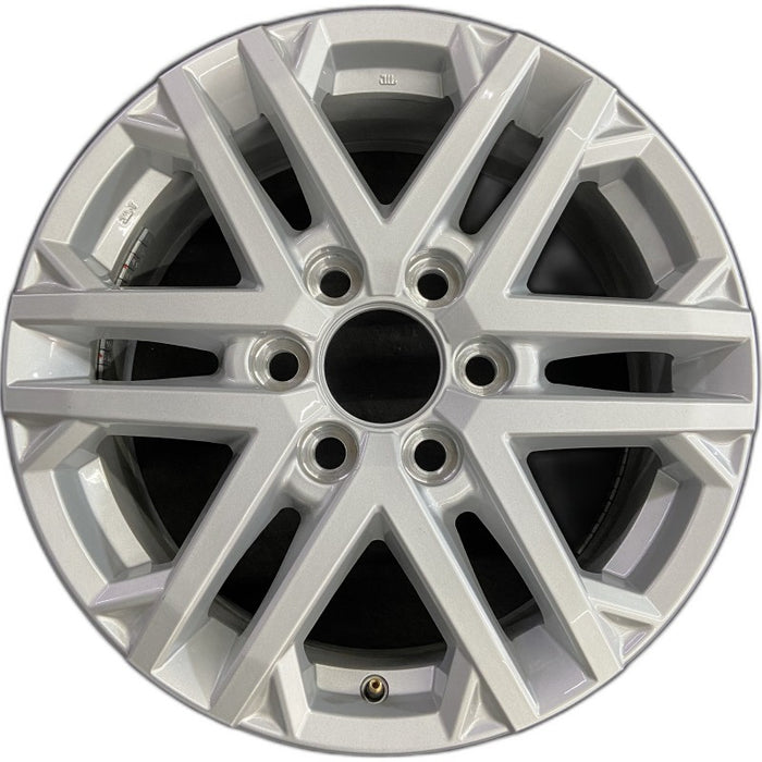 18" SEQUOIA 23-24 18x7.5 6 double spoke silver Original OEM Wheel Rim - Front View