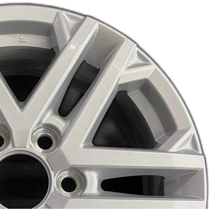 18" SEQUOIA 23-24 18x7.5 6 double spoke silver Original OEM Wheel Rim - Side Profile